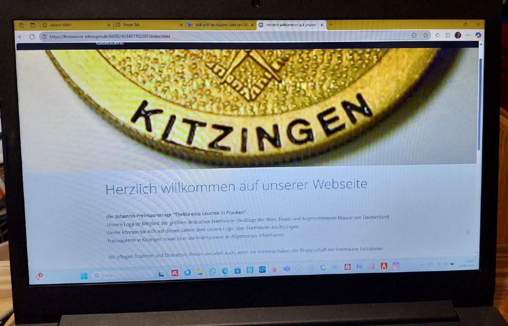unser Internet-Auftritt 01.09.2025 auf dem PC